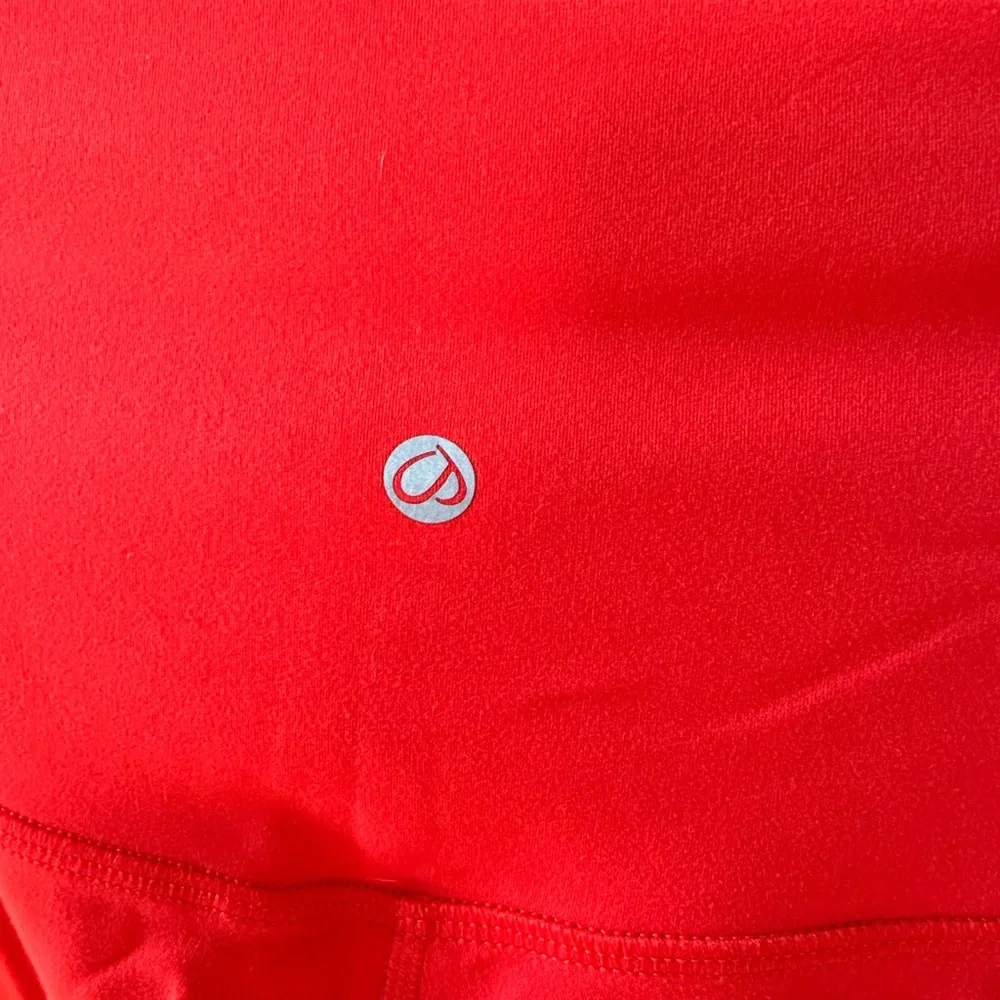 CRZ Yoga Red Leggings for Pilates - Picture 3 of 3